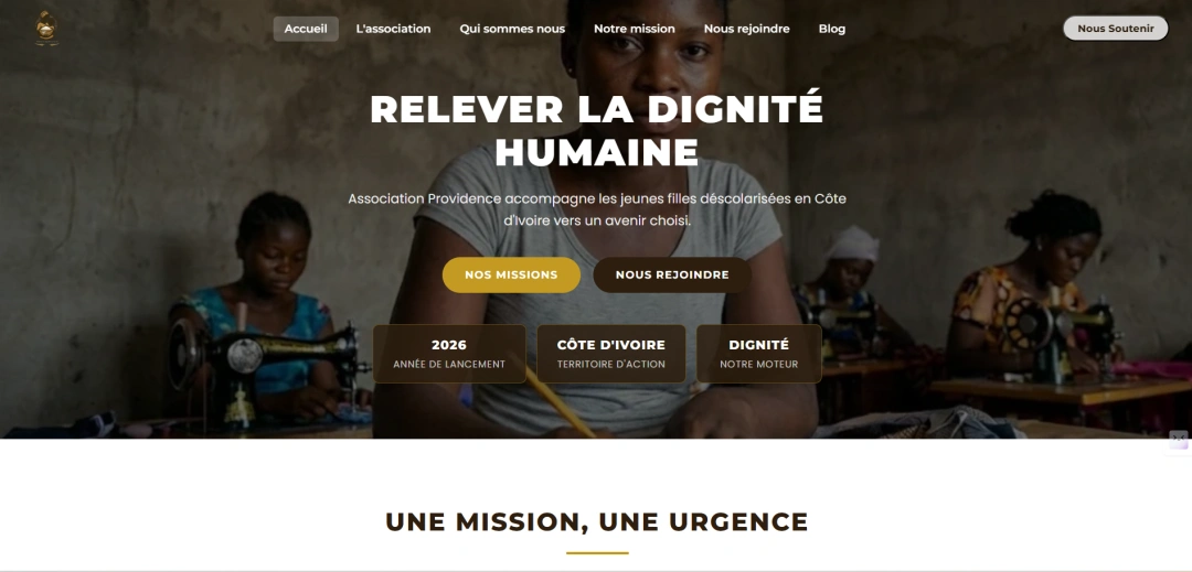 Providence Association | Site Web · Association